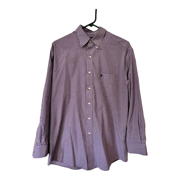 Ralph Lauren Other - Ralph Lauren Purple Plaid Dress Shirt Size Medium